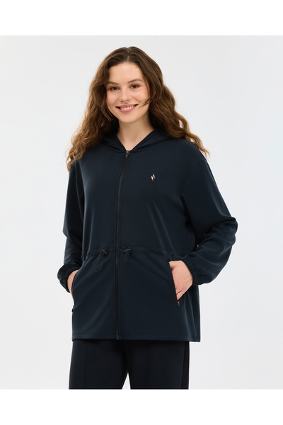 SKECHERS W Soft Touch Full Zip Kadın Siyah Ceket S2610026-3817
