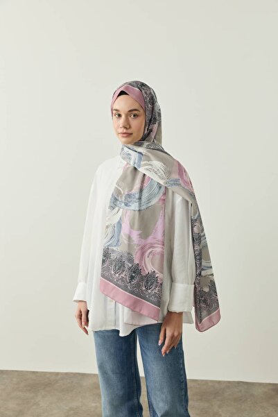Modakaşmir Antique Desen Medine İpeği Şal