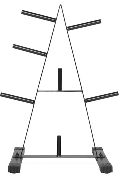 Generic Weight Storage Rack Suitable for Club and Home 7 Holders 1 Inch Diameter Barbell Weight Holder Rack 500 Pound Weight Capacity