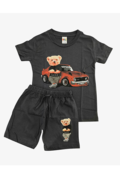 zahider Σετ πιτζάμας - Γκρι - Μήκος σορτς