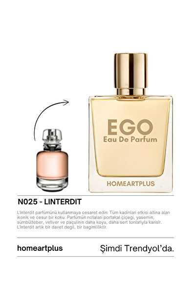 homeartplus N025 - ( LINTERDIT ) 50 ML Nişh kalite Çiçeksi Kadın Parfüm