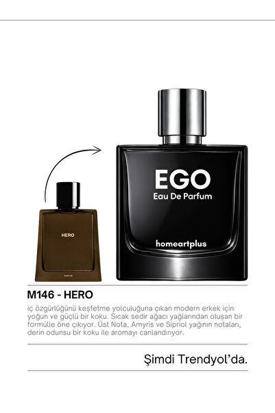 homeartplus M146 - ( HERO ) 50 ML odunsu Erkek Parfüm
