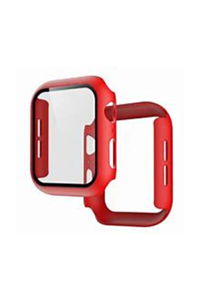 Other Προστατευτική θήκη 360 με γυαλί για Apple Watch 38mm κόκκινο