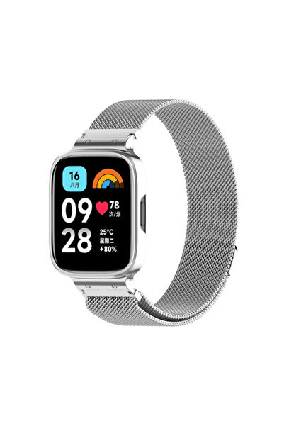 OEM Λουράκι Ανοξείδωτο Ατσάλι Ασημί (Redmi Watch 3 Active) EDA005205401E