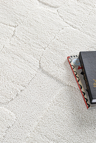 CarpetDiem Home Design ALMİNA-Bukleli Yumuşak İskandinav Oturma Odası-Salon-K...