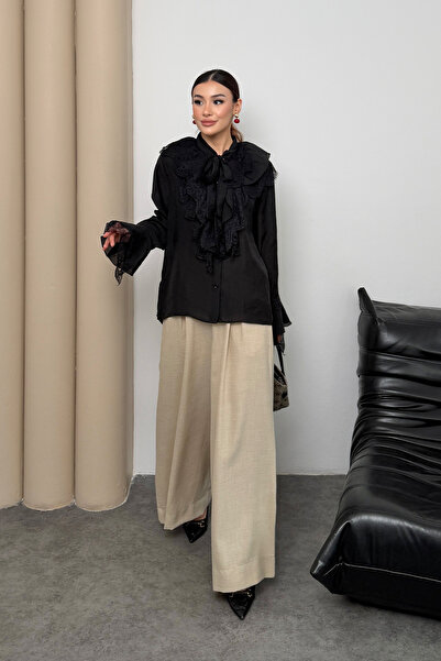 Hatun Atila Πουκάμισο - Μαύρο - Casual