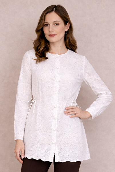 benguen Λιτό πουκάμισο - Λευκό - Casual