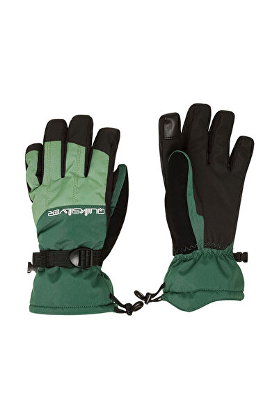 Quiksilver MISSION Γάντια Χιονιού Πεζοπορίας Πράσινα