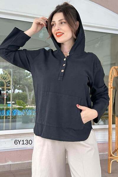 İnce Topuk Πουκάμισο - Μαύρο - Casual