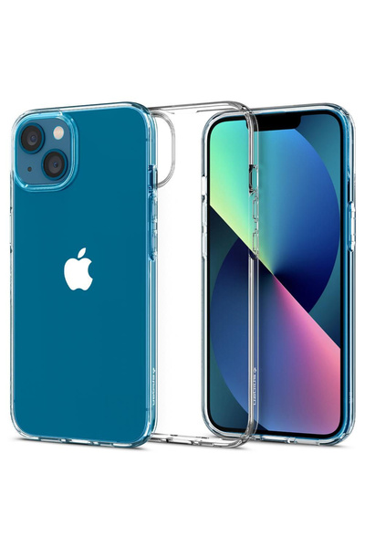 Spigen Калъф за iPhone 13, Liquid Crystal (ACS03515), удароустойчив, прозрачен