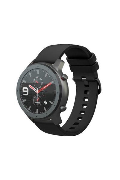 OEM Λουράκι Σιλικόνης Μαύρο (Amazfit GTR 47mm) SYA001943406E