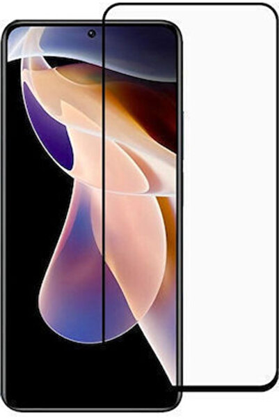 OEM Ολικής κάλυψης σκληρυμένο γυαλί Μαύρο (Redmi A5) 154993