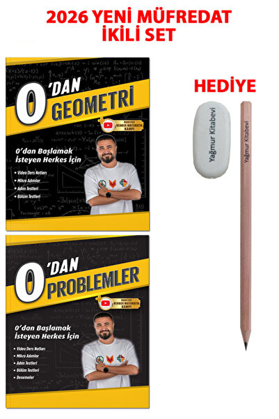 REHBER MATEMATİK YAYINLARI 0'dan Geometri + 0'dan Problemler 2'li Set