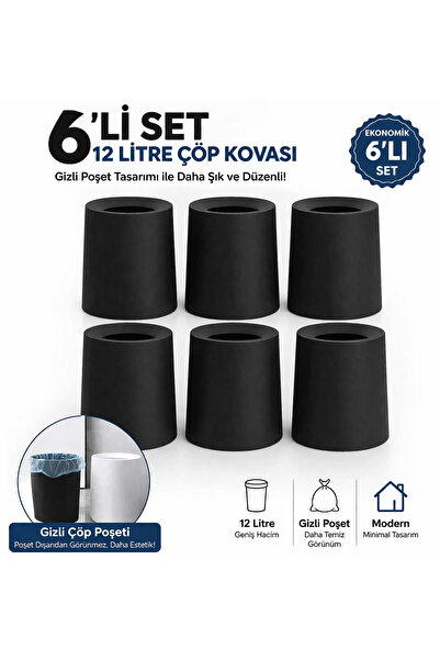 ARVALE 6 τεμάχια Void Hotel και Κάδος Απορριμμάτων Τύπου Γραφείου Magic Inter...