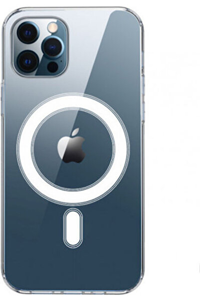 OEM Μαγνητική Εύκαμπτη Θήκη Τζελ Διάφανη Συμβατή με MagSafe για iPhone 12 Pro...