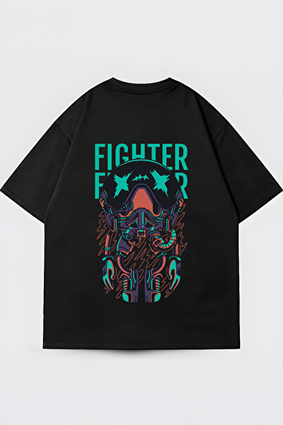FUWEAR T-Shirt - Μαύρο - Oversize