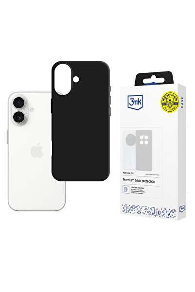 OEM Калъф за iPhone 17, 3mk, Защита, черен