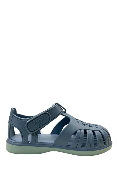 IGOR Bb355 Tobby Solid Bicolor Boys' Blue Sandals