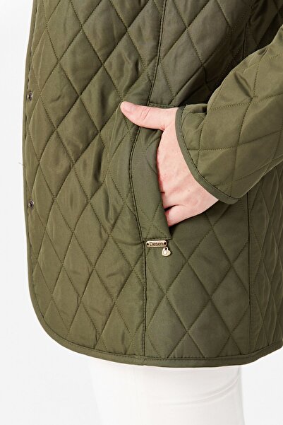 Desen Μινιμαλιστικό Καπιτονέ Μακρυμάνικο Γυναικείο Μπουφάν - Καθημερινή Κομψό...