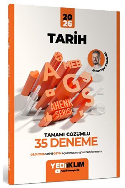 Yediiklim Yayınları 2026 MEB AGS Ahenk Tarih Tamamı Çözümlü 35 Deneme
