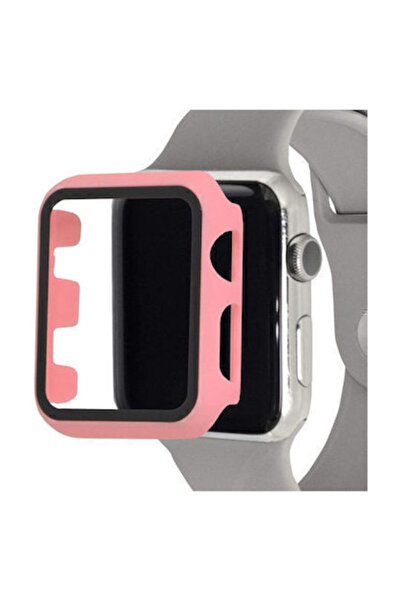 Other Προστατευτική θήκη 360 με γυάλινο κάλυμμα για Apple Watch 41mm ροζ