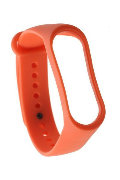 OEM Λουράκι Σιλικόνης με Πείρο Πορτοκαλί (Mi Band 3/Mi Smart Band 4) 849900375E