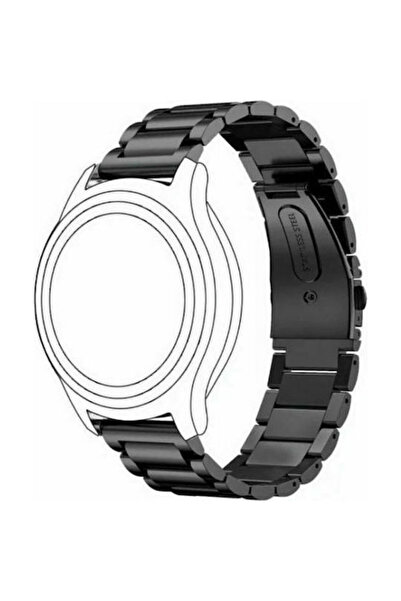 OEM Buckle Λουράκι Μεταλλικό Μαύρο (Huawei Watch GT / GT2 (46mm))