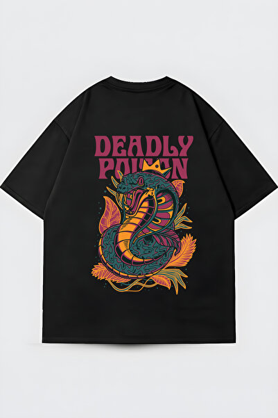 FUWEAR T-Shirt - Μαύρο - Oversize