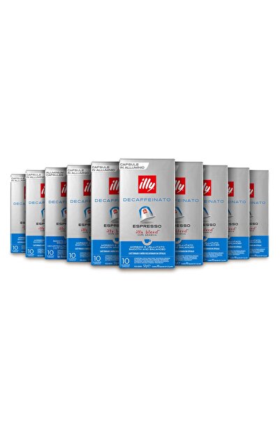 illy 10'lu Kafeinsiz Alüminyum Kapsül