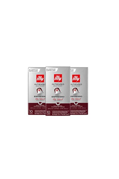 illy 3'lü İntenso Alüminyum Kapsül