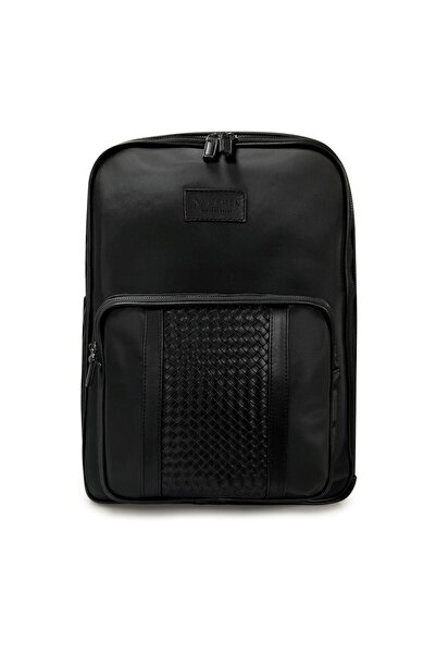Jakamen Μαύρο σακίδιο πλάτης με φερμουάρ