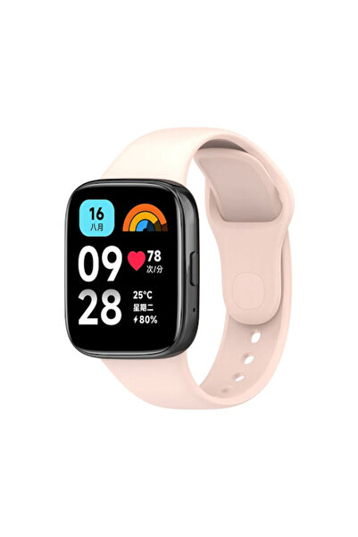 OEM Λουράκι Σιλικόνης σε ροζ χρώμα (για Redmi Watch 3)