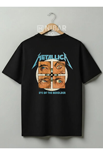 Grafftee Clothing تي شيرت قطني بتصميم ميتاليكا عالي الجودة للجنسين