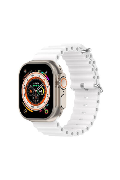 OEM Λουράκι Σιλικόνης Λευκό (Apple Watch Ultra 49mm / 45mm / 44mm / 42mm)