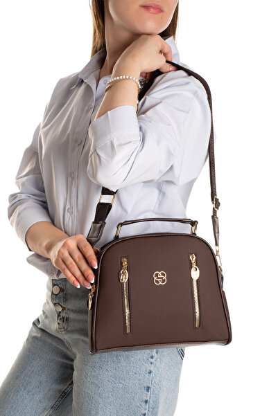 Newish Polo Γυναικεία τσάντα χειρός και ώμου με λουράκι χιαστί και λεπτομέρει...