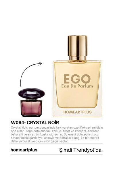 homeartplus W064 - ( CRYSTAL NOIR ) 50 ml Baharatlı Kadın Parfüm