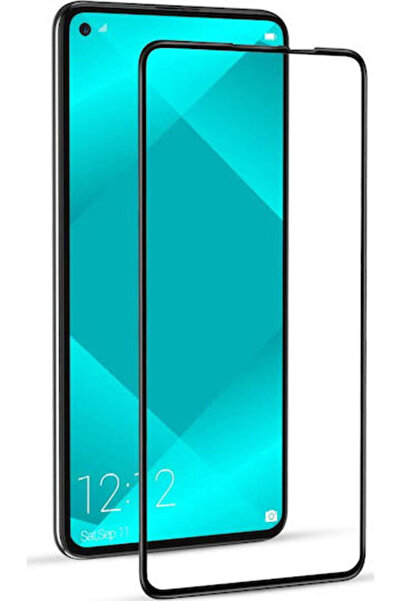 OEM Πλήρης Κόλλα Σκληρυμένο Γυαλί Μαύρο (Huawei P40 Lite E)