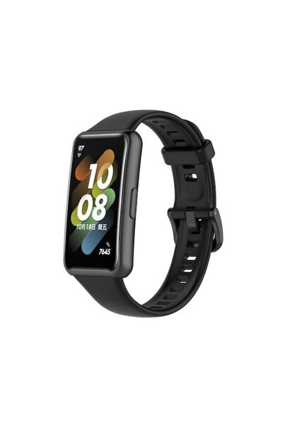OEM Λουράκι Σιλικόνης Μαύρο (Huawei Band 7)