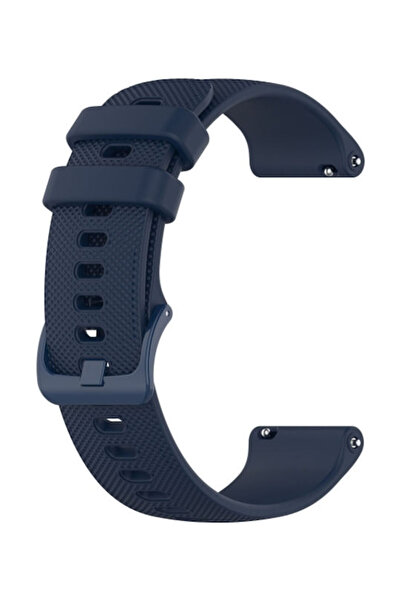 OEM Λουράκι Σιλικόνης με Σχέδιο Ρόμβων Μπλε του Μεσονυχτίου (Mi Watch)