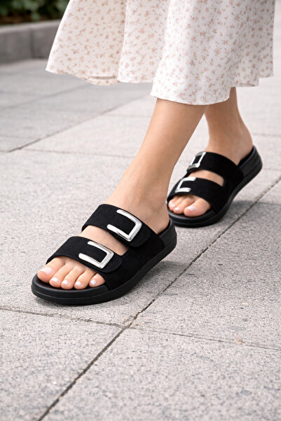 birrbazaar Γυναικείες ορθοπεδικές παντόφλες με ρυθμιζόμενη πόρπη Velcro, άνετ...