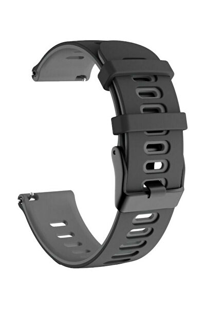 OEM Λουράκι Σιλικόνης Μαύρο / Γκρι (Mi Watch)