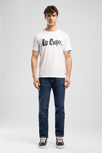 Lee Cooper Londonlogo Ανδρικό T-Shirt με κανονική εφαρμογή, 100% βαμβάκι, με ...
