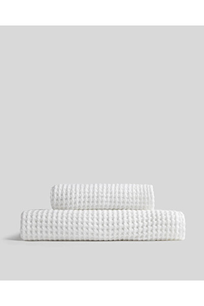 Anne Sesi Premium Waffle 2-Piece Bath Towel Set 100% Cotton, Ultra Soft, Abso...