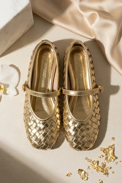 I Love Shoes Μπαλαρίνες - Χρυσαφί - Επίπεδη