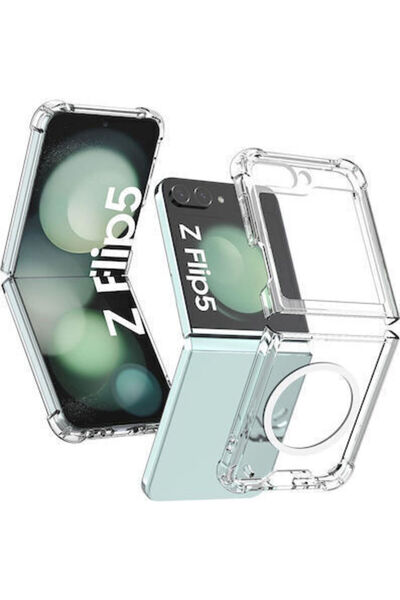 OEM Διαφανής θήκη σιλικόνης MagSafe για Samsung Z Flip 5