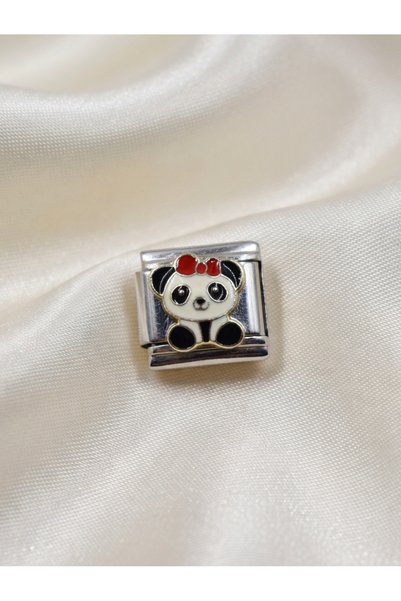 ahsenaksesuar2025 Select & Combine) Buy 3 Get 2 Free Baby Panda Italian Bracelet Compatible Charms 316L