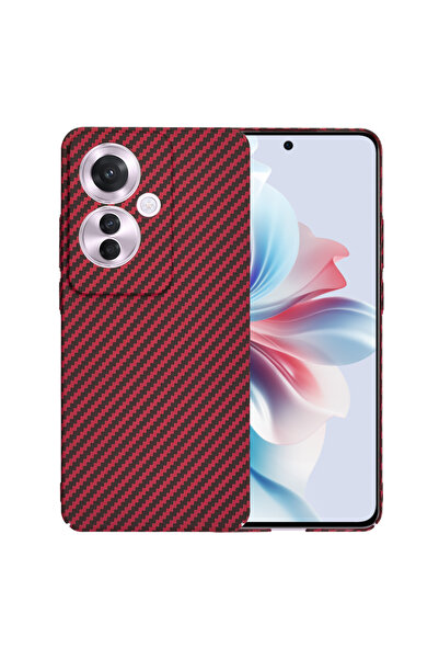 Techsuit Husa pentru Oppo Reno11 F, Carbonite FiberShell, protectie antisoc, ...