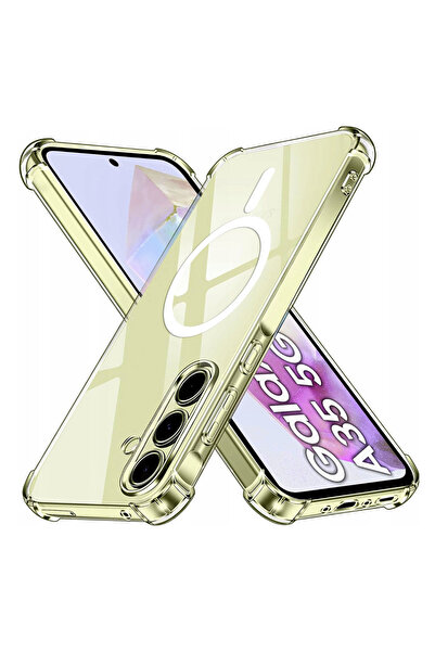 Stef's Cat Husa pentru Samsung Galaxy A35 5G, Stef's Cat, Shockproof Clear Si...