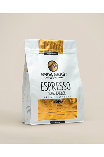 Browneast Coffee Ethiopia Espresso Kahve Çekirdeği 1 KG