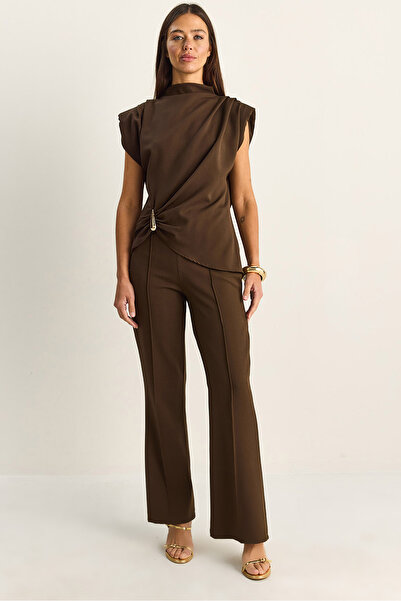 Bianco Lucci Σετ δύο τεμαχίων - Καφέ - Regular